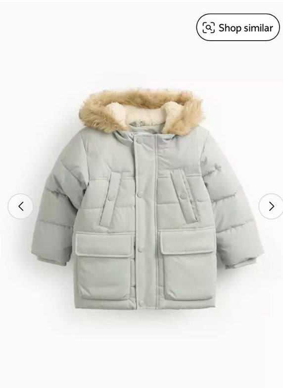 TU Clothing Faux Fur Hooded Coat