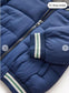 TU Clothing Blue Hooded Jacket