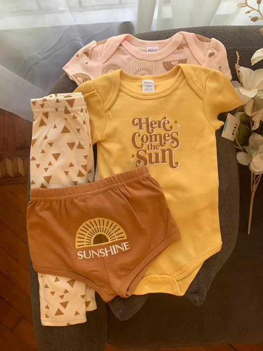 "Here Come's The Sun" 4pc Set