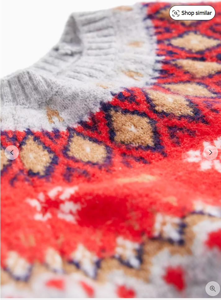 Tu Clothing Fairisle Long Jersey with Tights