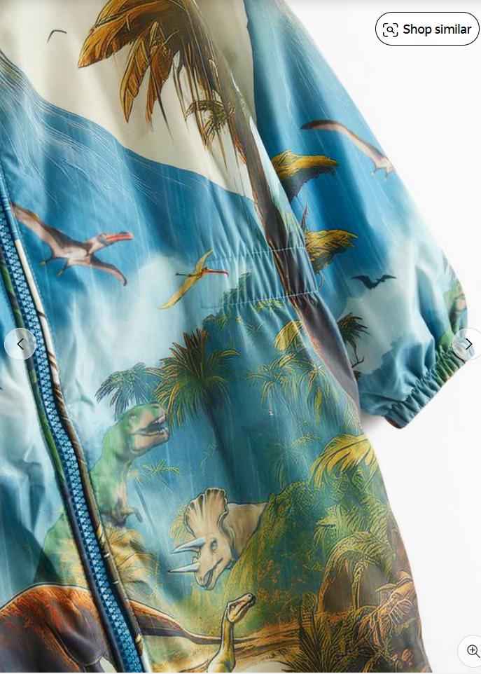 TU Clothing Dino Scene Puddlesuit