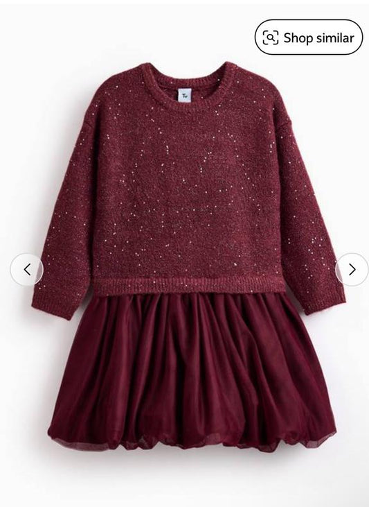TU Clothing Sparkle Puffball Dress