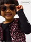 TU Clothing  Ribbed long sleeve top & pink sequin waistcoat