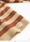TU Clothing Knitted Rust Striped & Bottoms Set