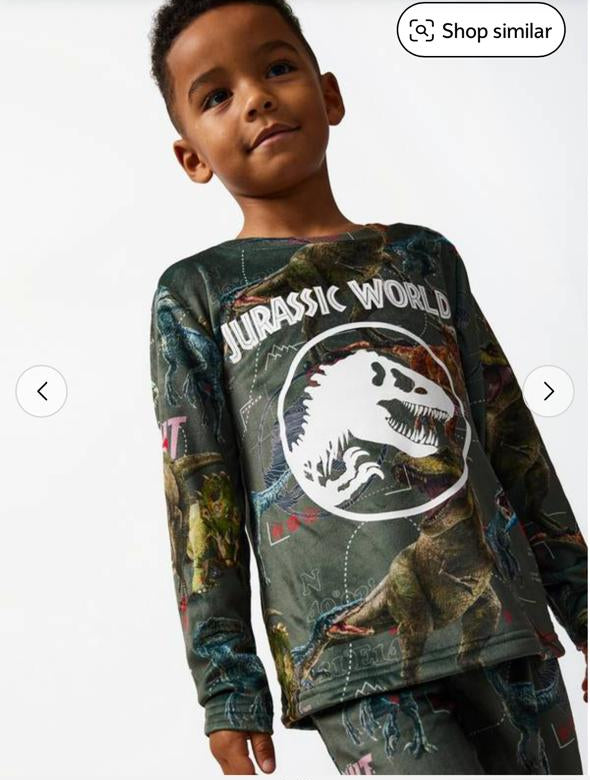 TU Clothing Jurassic World Slinky Pyjamas