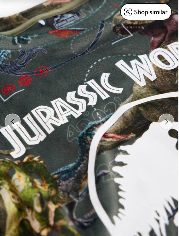 TU Clothing Jurassic World Slinky Pyjamas