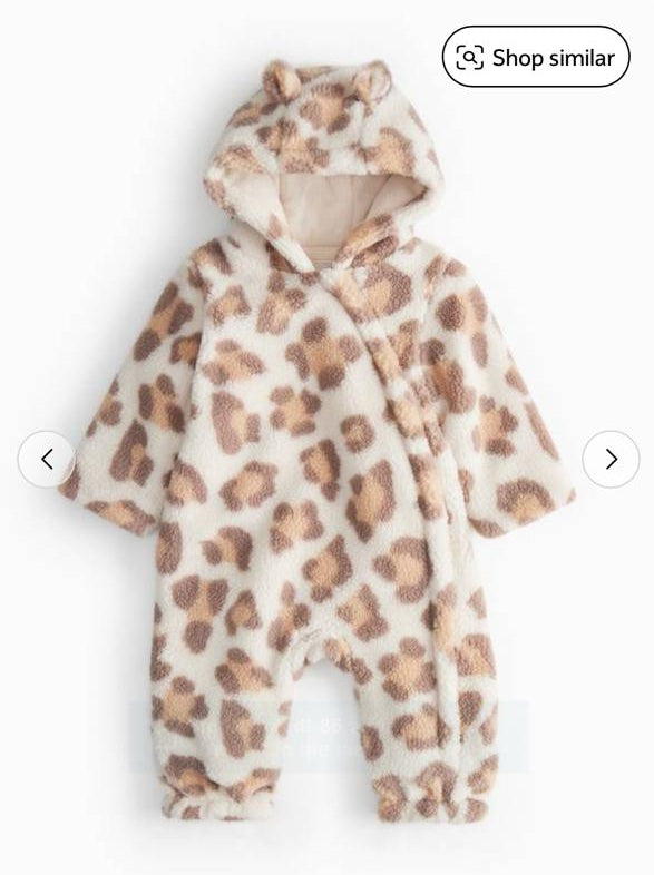 TU Clothing Cheetah Printed Pramsuit