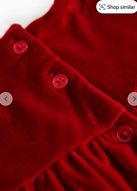 Tu Clothing Bow Velour Frock and leggings