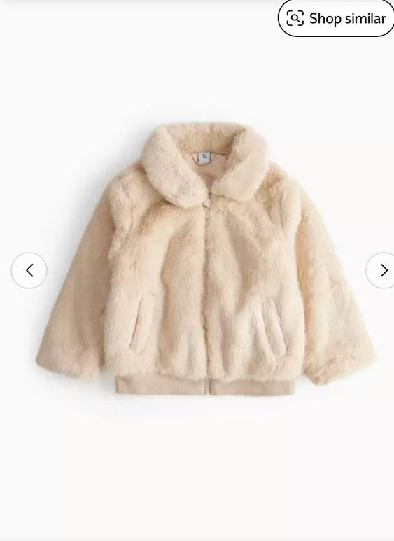 TU Clothing Cream Collered Jacket