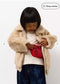 TU Clothing Cream Collered Jacket