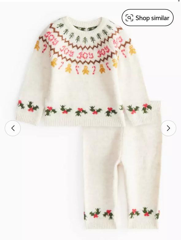 TU Clothing Knitted Shirt & Trouser Set