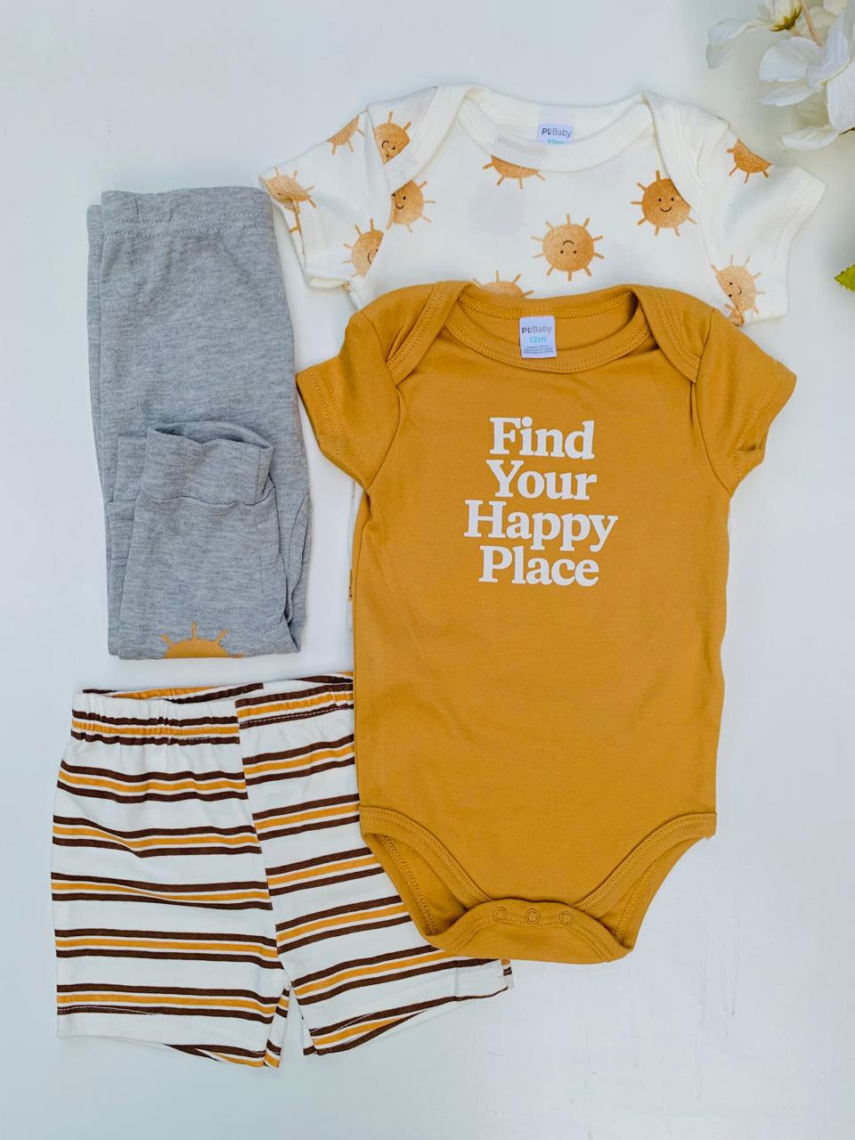 "Find Your Happy Place" 4pc Set