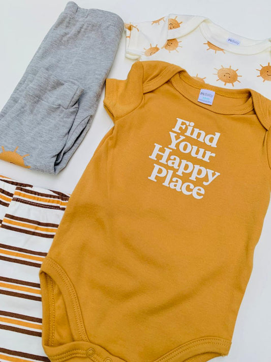"Find Your Happy Place" 4pc Set