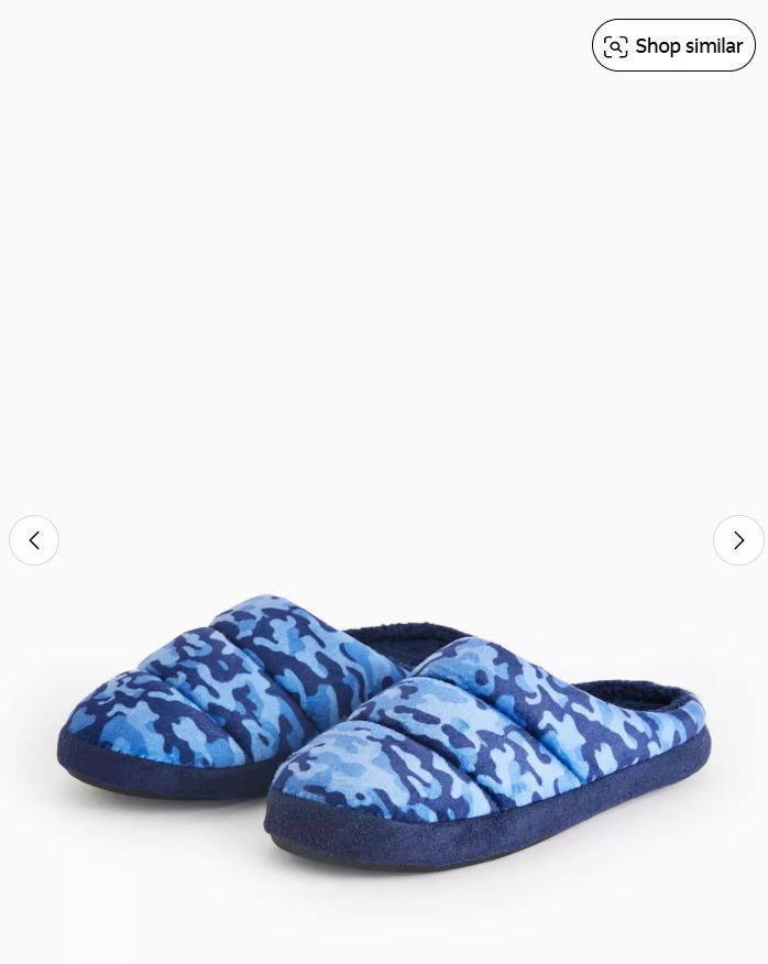 Tu Clothing Camo Mule Slippers