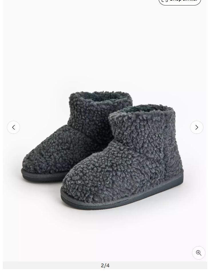 Tu Clothing Borg Slipper Boots