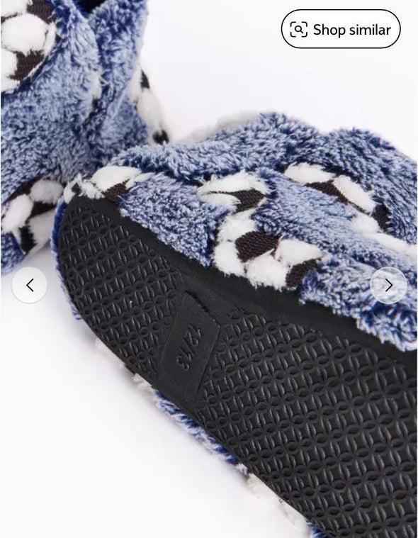 Tu Clothing Football Borg Fleeced Boots