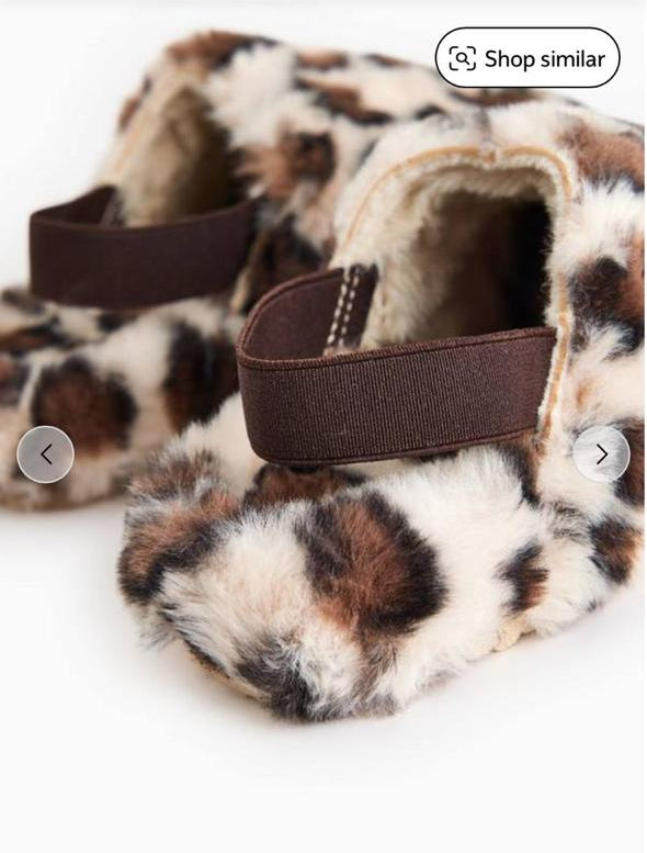 Tu Clothing Faux Fur Footbed Slippers
