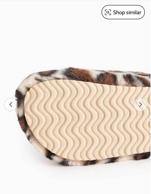 Tu Clothing Faux Fur Footbed Slippers
