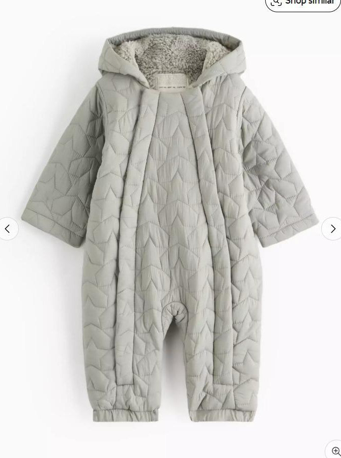 TU Clothing Quilted Fleece Sleepsuit