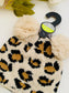 TU Clothing Leopards Print Knitted Pom Pom Cap