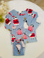 TU Clothing Penguin Print Fleece Shirt and Trouser Set