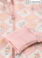 TU Clothing Floral Tile Print sleepsuit