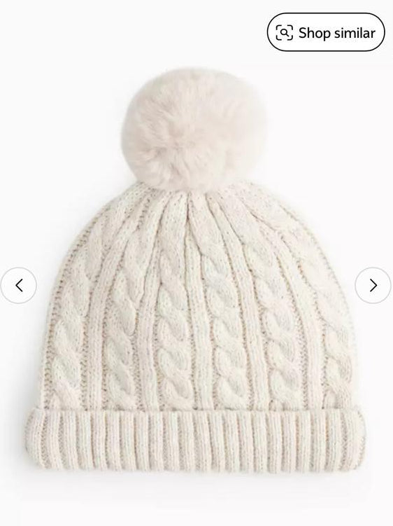 TU Clothing Knitted Pom Pom Cap