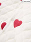 TU Clothing Heart Print Quilted Sleepsuit