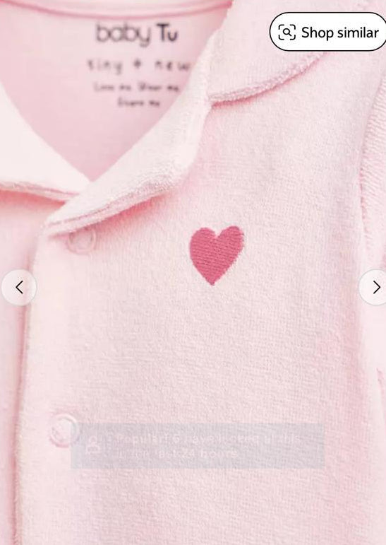 TU Clothing Heart Print Romper