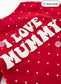 TU Clothing "I Love Mummy " Sleepsuit
