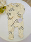 George "New to the Tiny Crew"  Fleece Sleepsuit