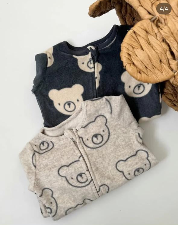 George Bear Fleece Sleepsuit