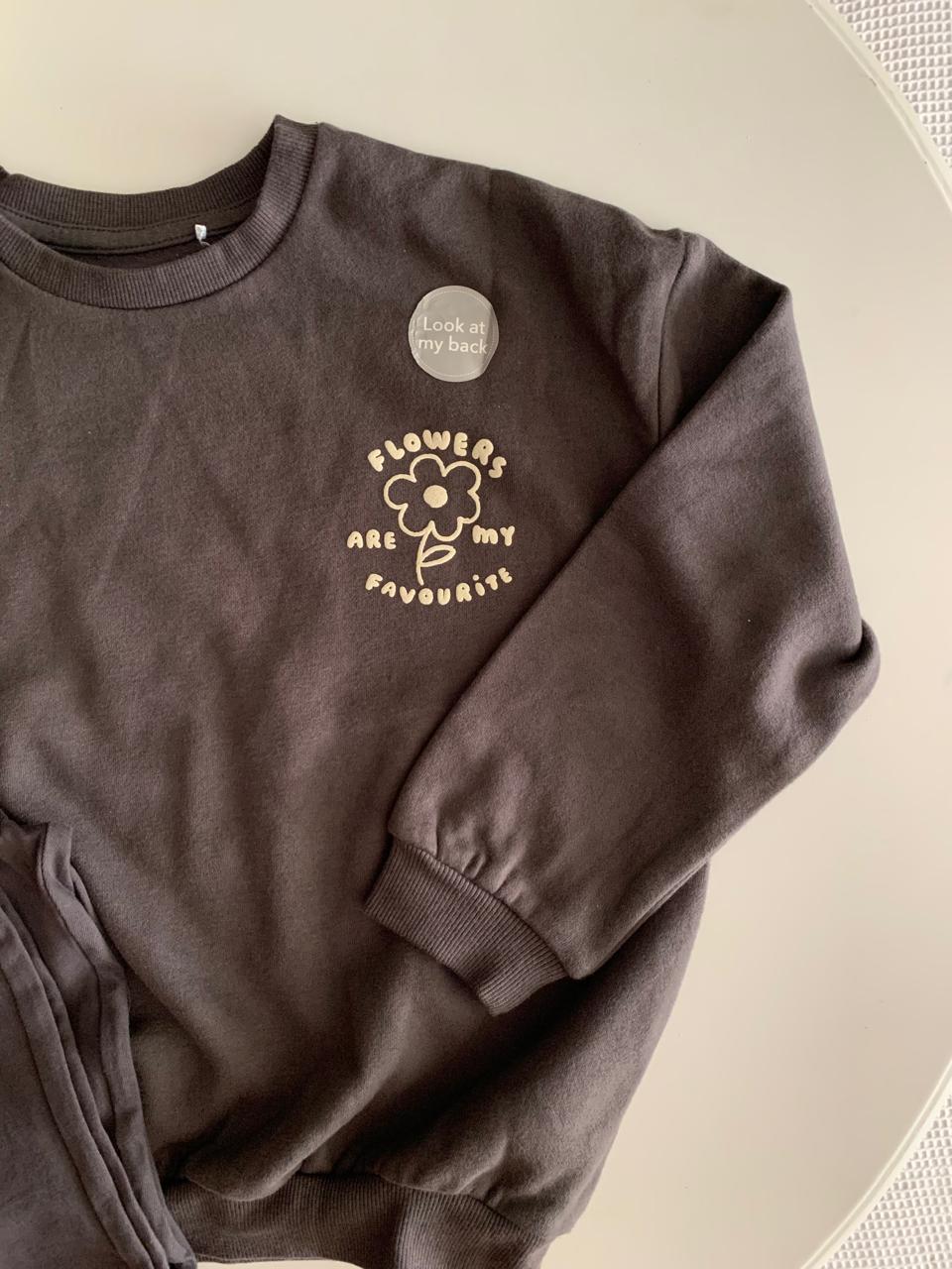 George Printed Flower Sweatshirt & trouser Set