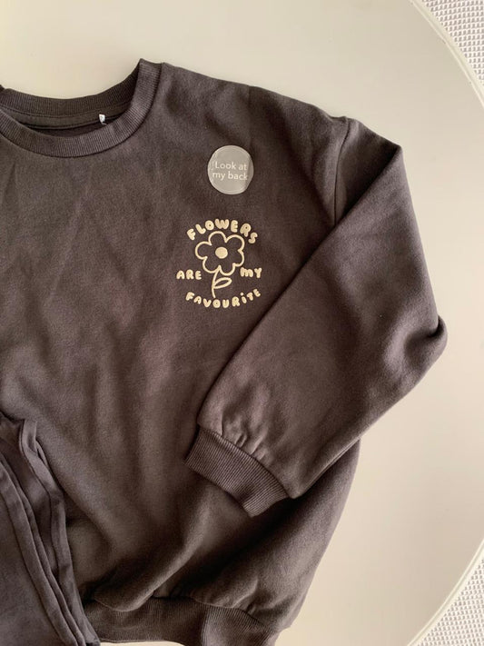 George Printed Flower Sweatshirt & trouser Set