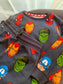 George Printed All over Marvel Sweatshirt & Trouser Set