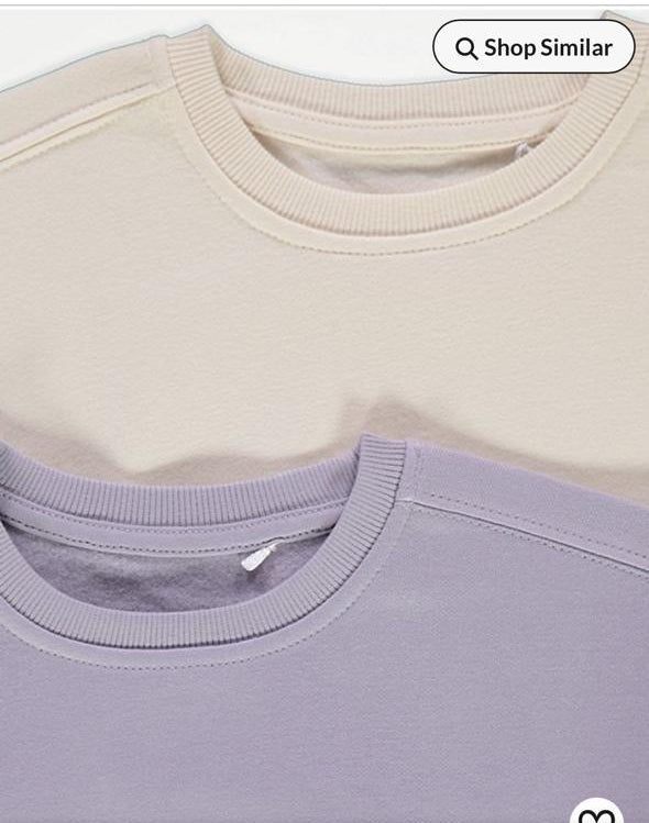 George Pack of 2 Oversized SweatShirts