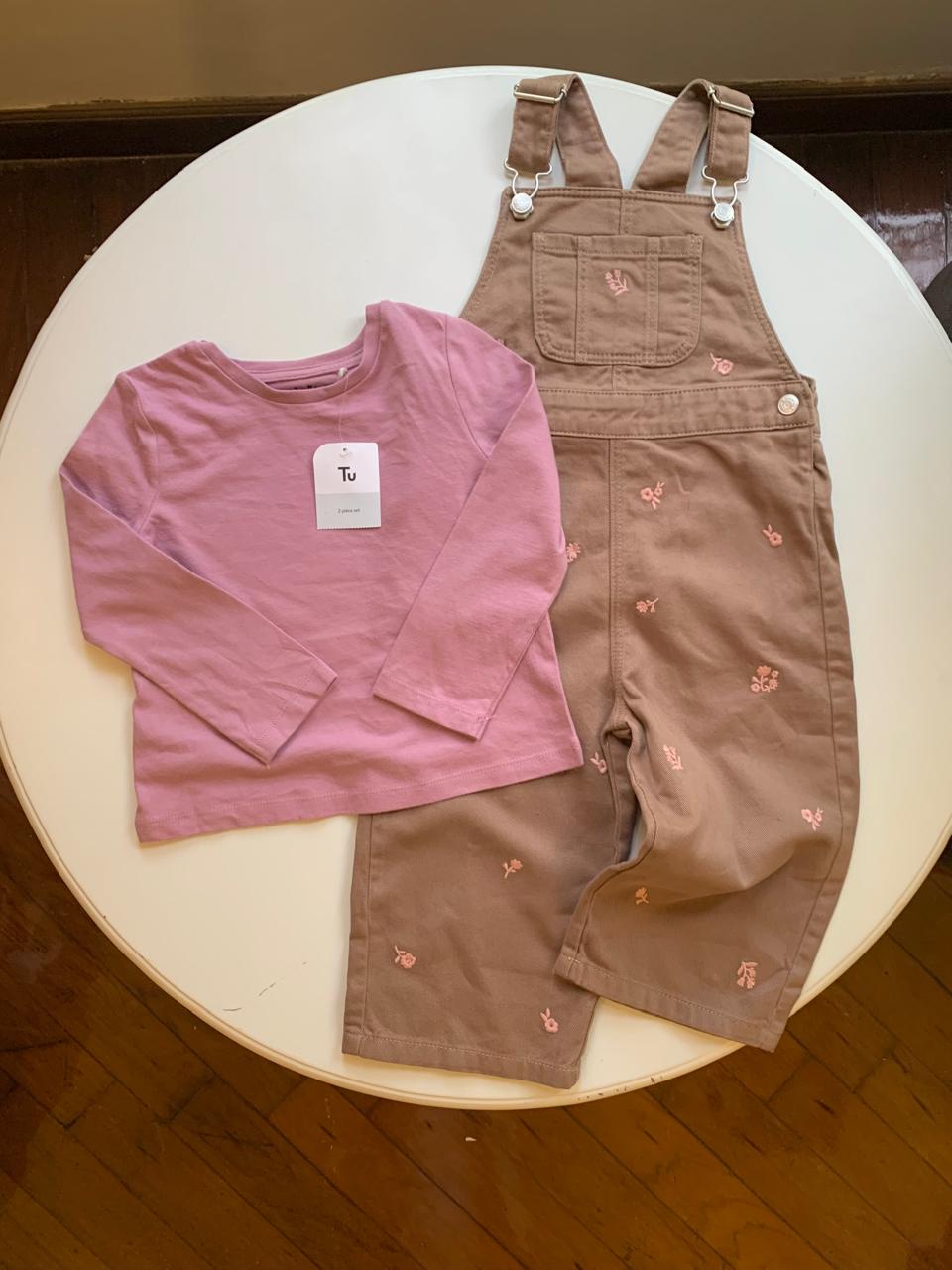 TU Clothing Embroided Dungaree