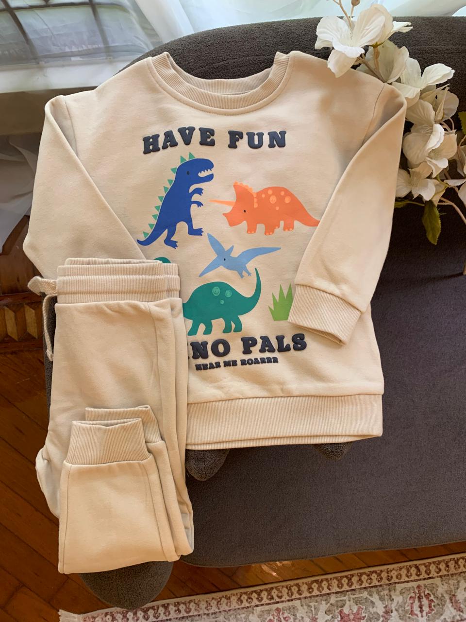 George "Have Fun" Sweatshirt & Trouser Set