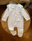 George Flower print Sleepsuit