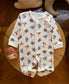George Koala Character Faces print Sleepsuit