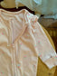 George Flower print Frill Sleepsuit
