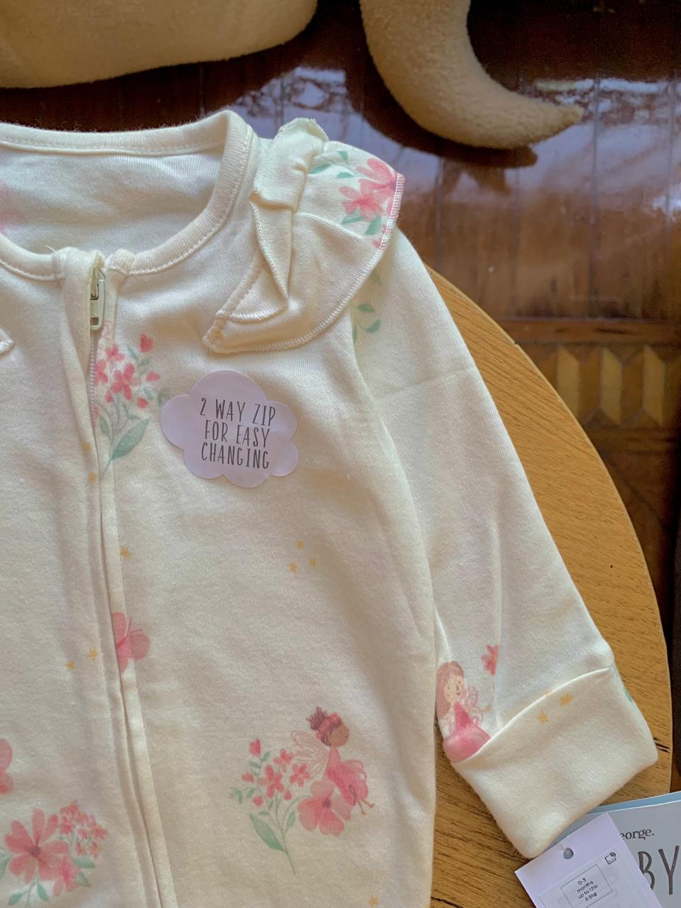 George Floral Sleepsuit