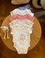 George pack of 4 Floral Bodysuits