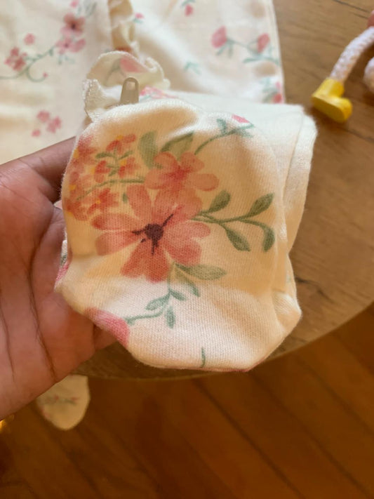 George Floral Zipped Sleepsuit