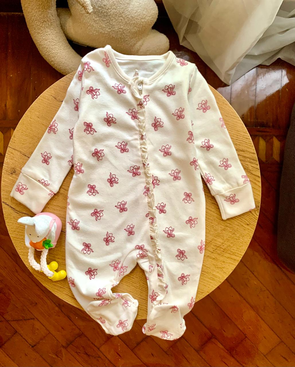 George Bow print Sleepsuit