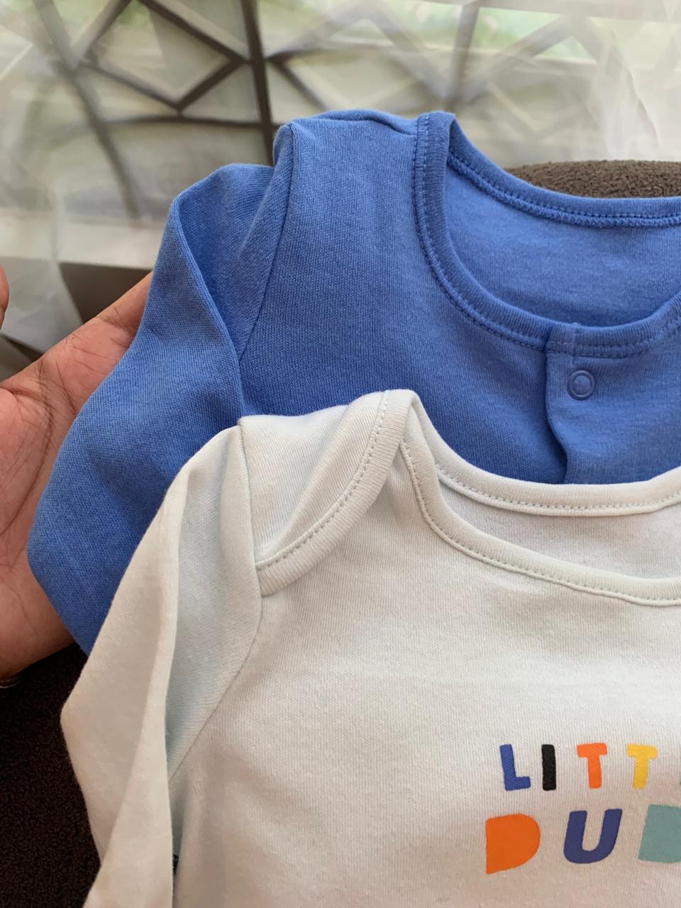 George Pack of 2"Little Dude" Sleepsuits