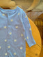 George Elephant print Sleepsuit