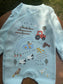 George Farmyard Story Embrioded Sleepsuit