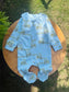 George Tractors print Sleepsuit