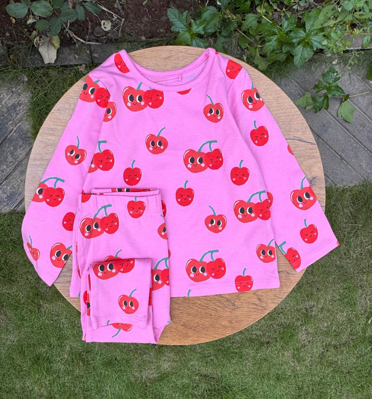 George Cherry print Pyjamas Set